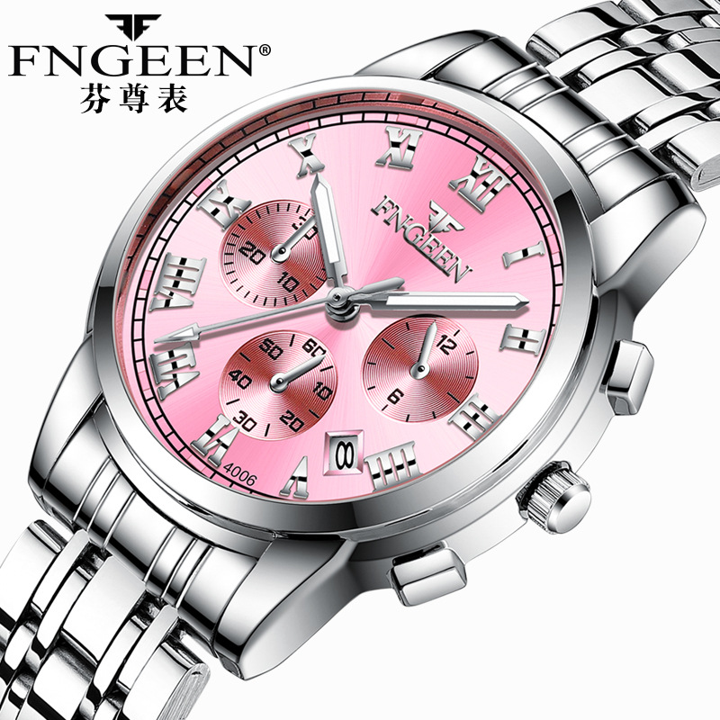 FNGEEN Luxury Quartz Watch Wom - Stainless Bracelet Diver 评论和价格