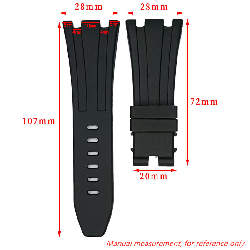 Rubber Silicone Watch Strap fo - Audemars Piguet Watch Royal Oak 评论和价格