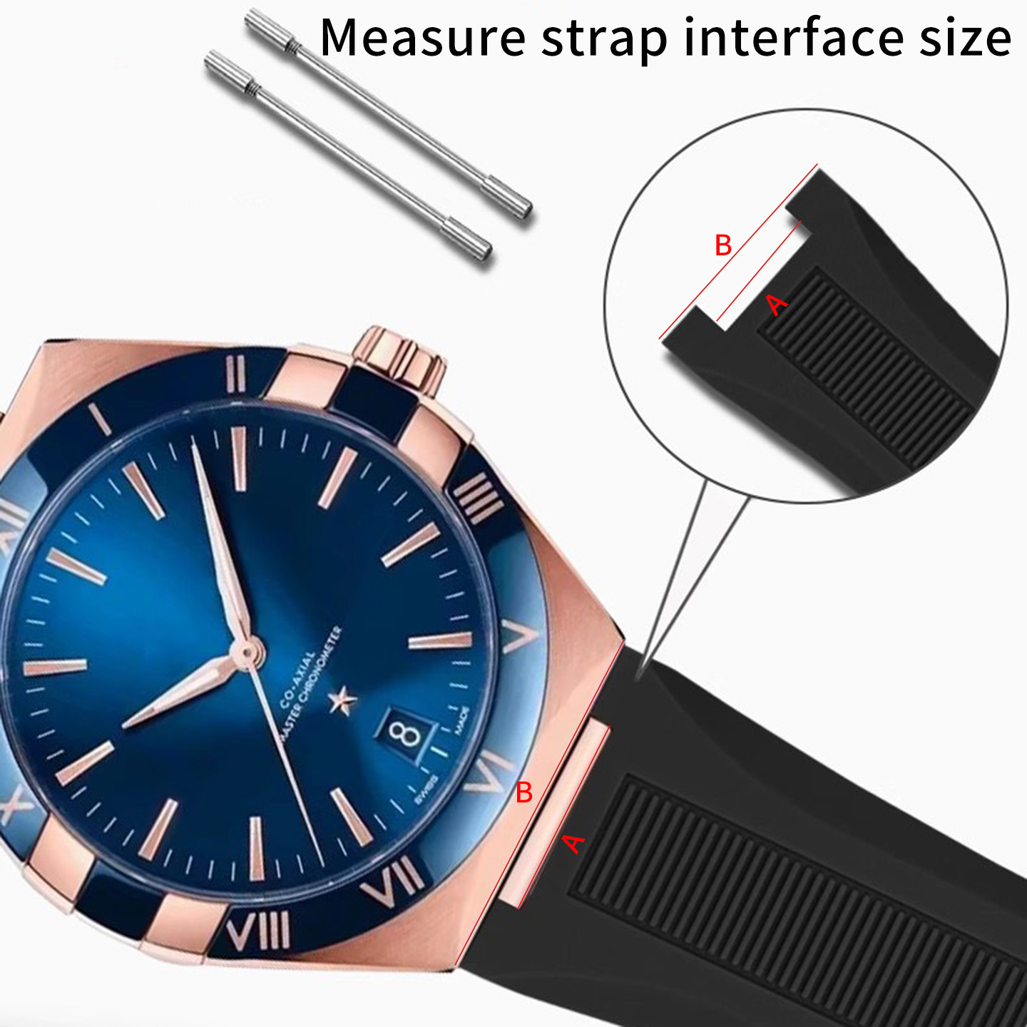 Notched silicone rubber watch  - Rubber Strap Diver 评论和价格