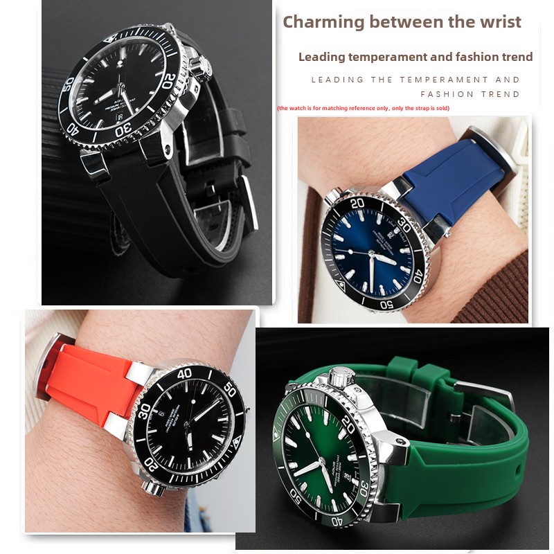 High Quality Rubber Strap For  - Rubber Strap Diver 评论和价格