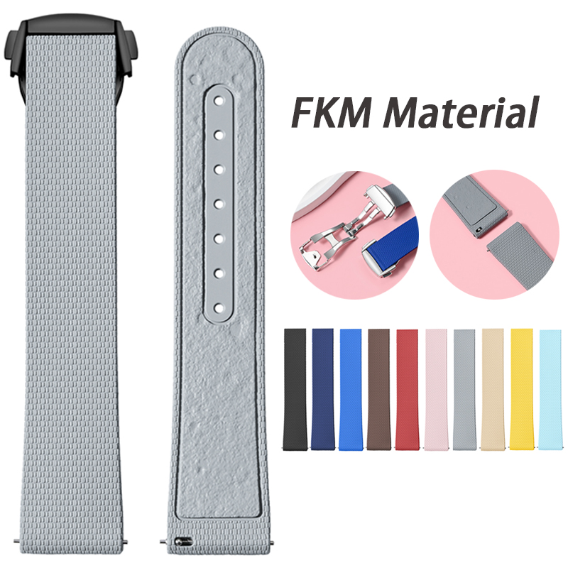 Fluoro Rubber Strap for Swatch - Omega Watch Seamaster 评论和价格