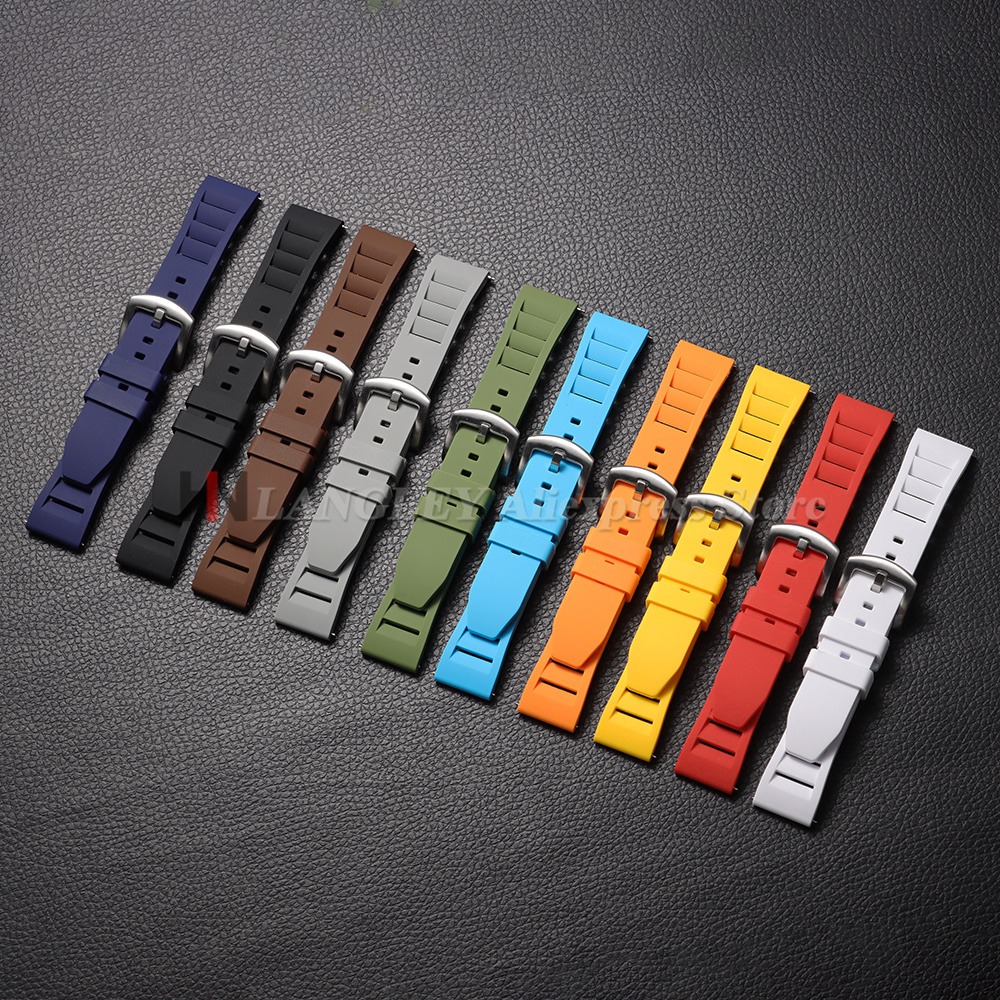 Soft Silicone Watchband 20mm 2 - Rubber Strap Diver 评论和价格
