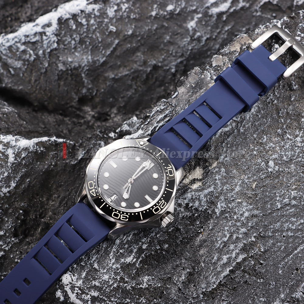 Soft Silicone Watchband 20mm 2 - Rubber Strap Diver 评论和价格