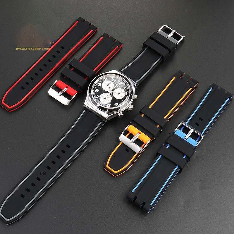 For Swatch Watch Strap YVS400  - Rubber Strap Diver 评论和价格