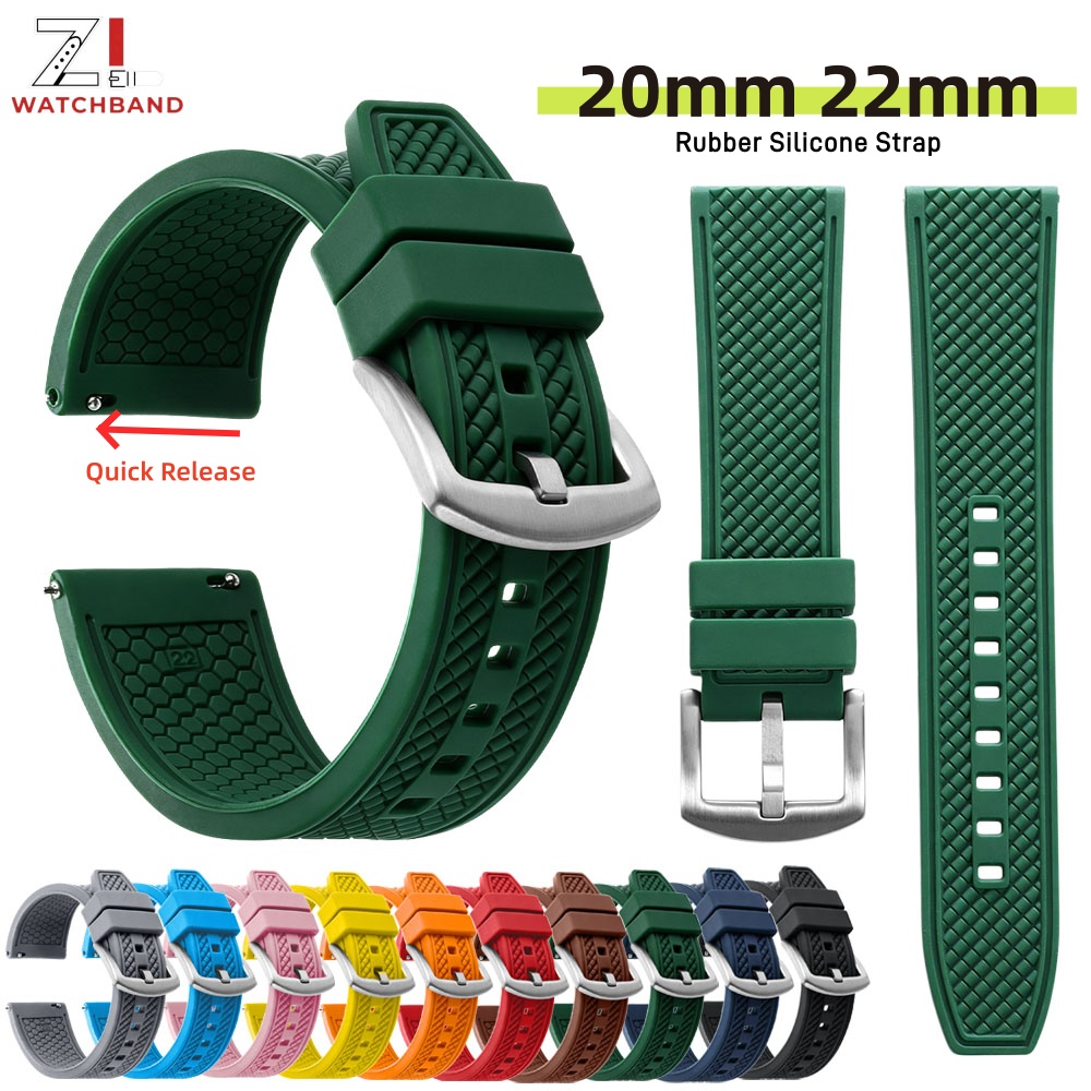 New Style Rubber Silicone Stra - Rubber Strap Diver 评论和价格