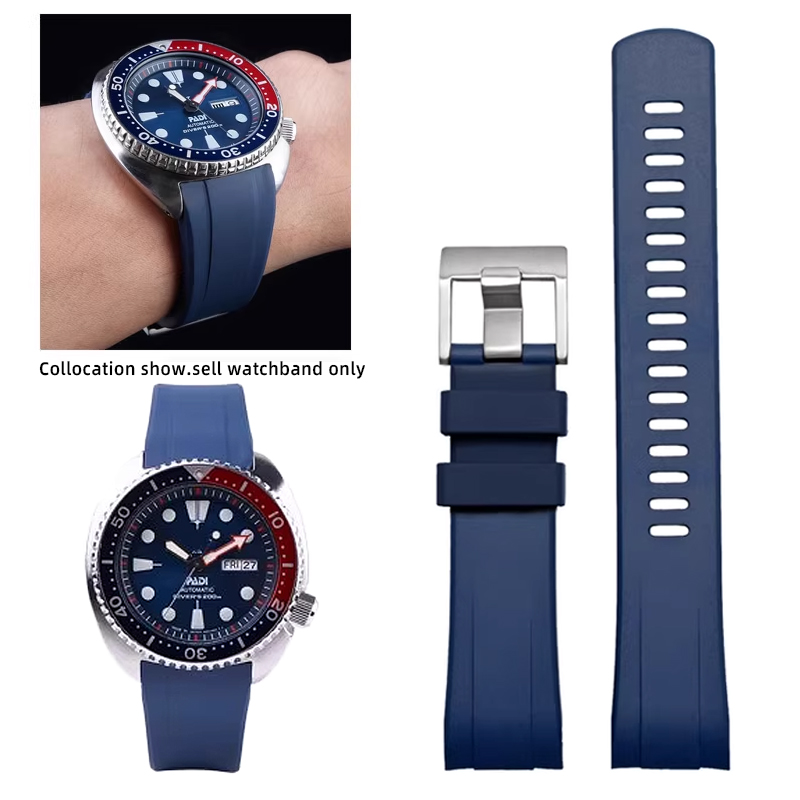 FKM Watch band For Seiko PROSP - Seiko Watch Prospex 评论和价格